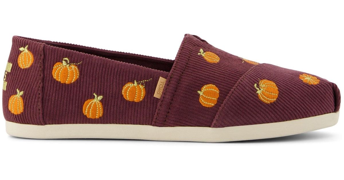 Alpargata Slip Ons Toms Little Burgundy Kids' TOMS Alpargata