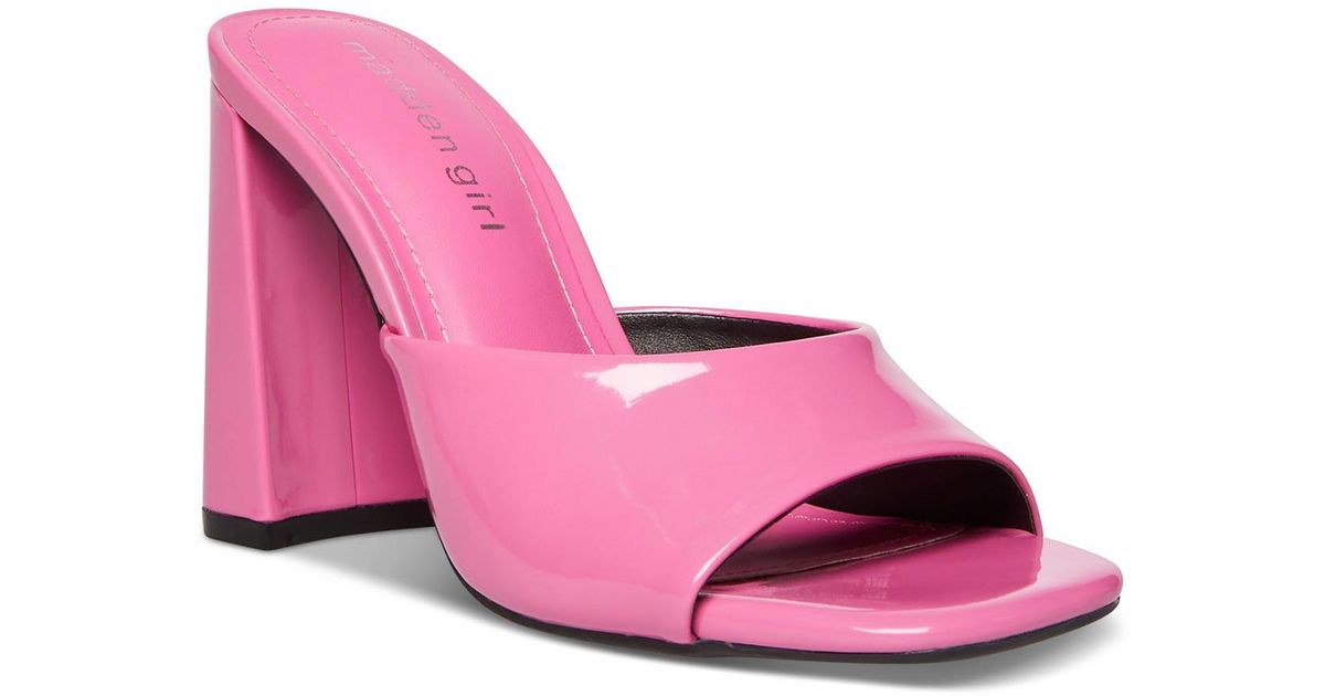 Madden Girl Genius Comfort Insole Slides Mule Sandals in Pink Lyst