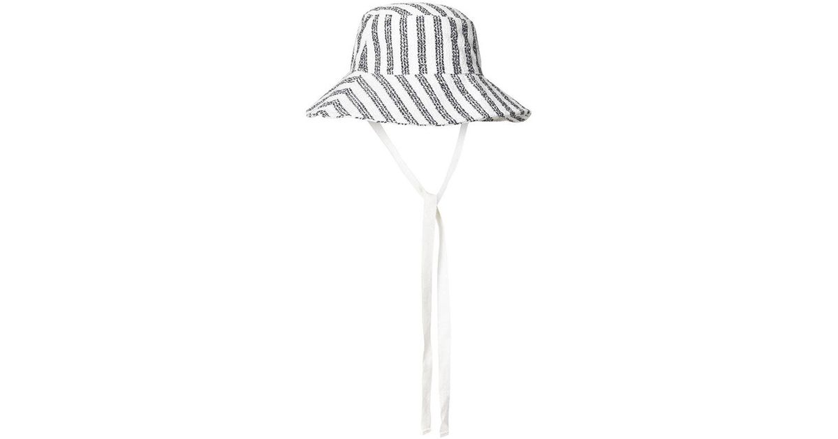 Samsøe & Samsøe Ally Bucket Hat in White Lyst
