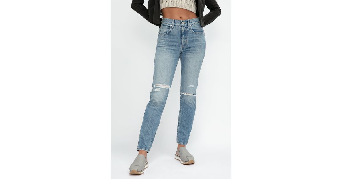 SLVRLAKE Denim Cotton Virginia Slim Je in Blue | Lyst