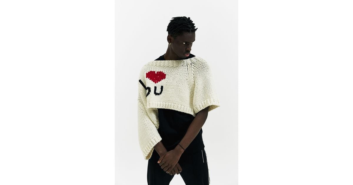 Raf Simons I Love You Sweater for Men | Lyst