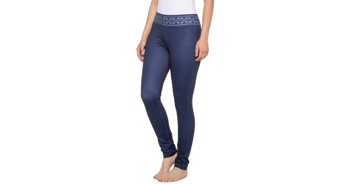 Krimson Klover Passage Base Layer Leggings in Blue Lyst