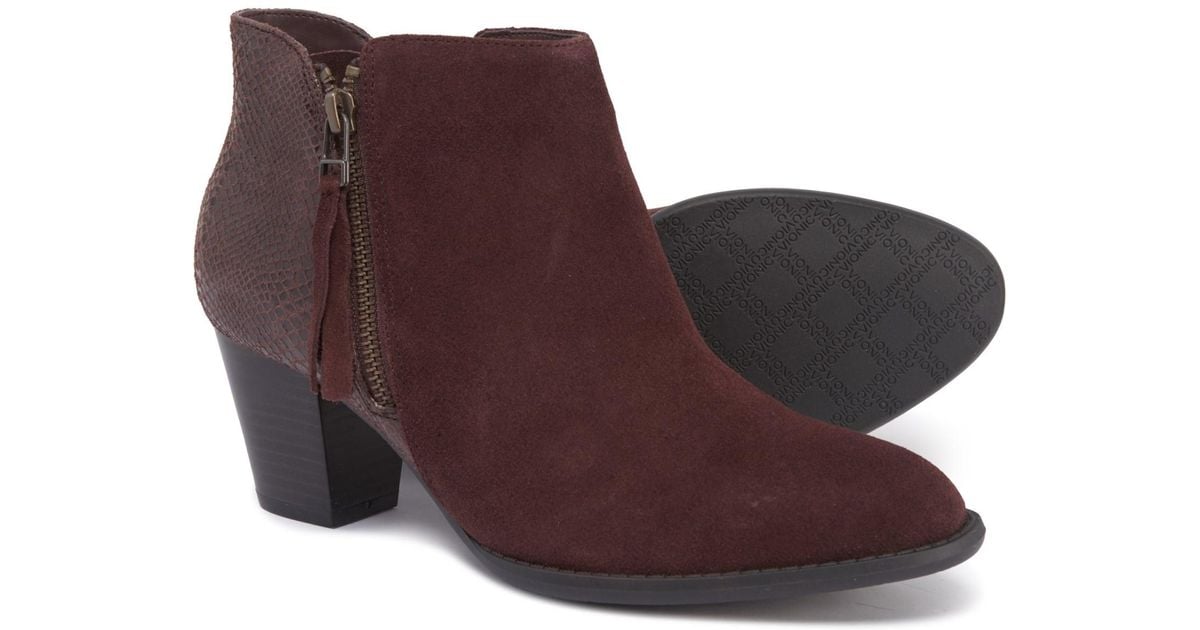 vionic anne ankle boots