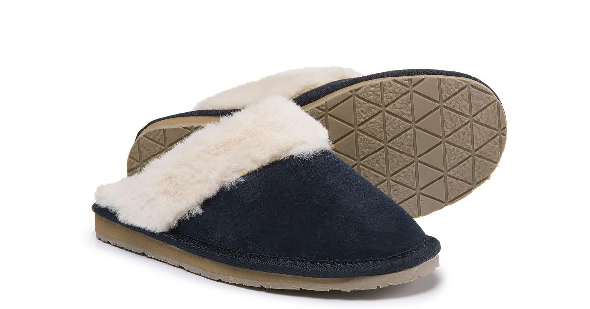 Minnetonka moccasins navy blue Clearance
