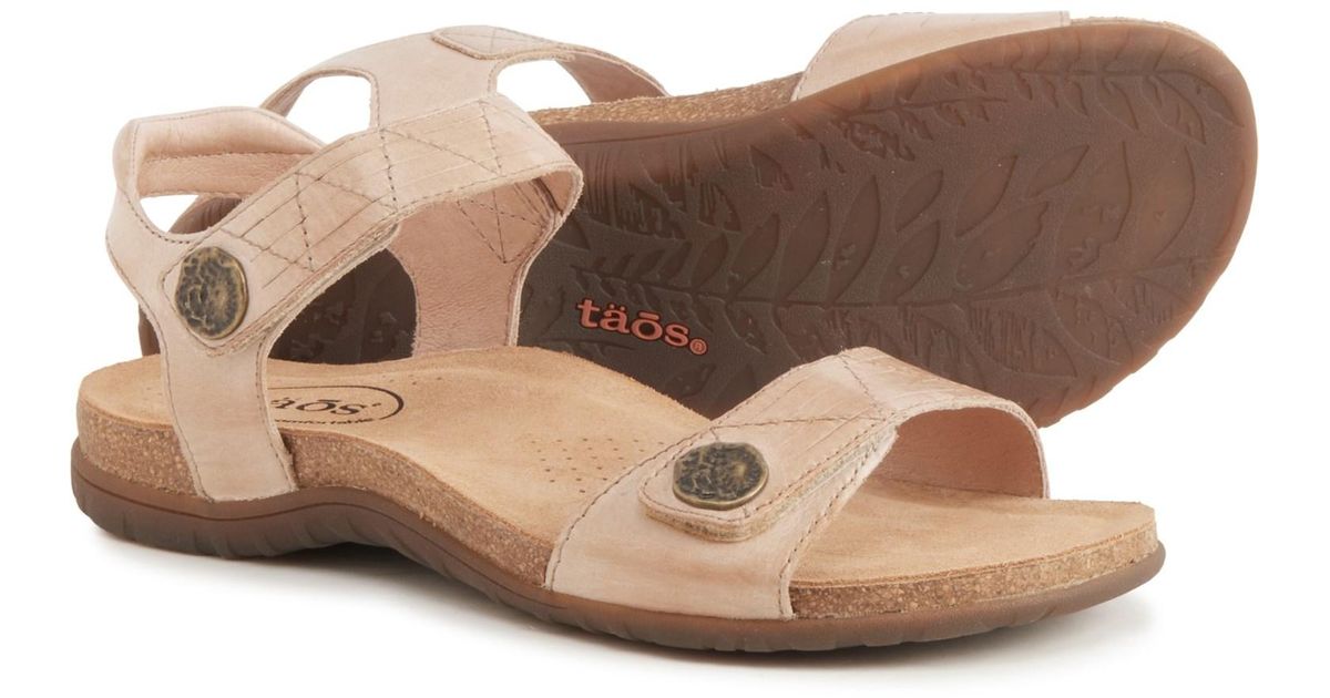Taos Footwear Leather Pioneer Sandals | Lyst