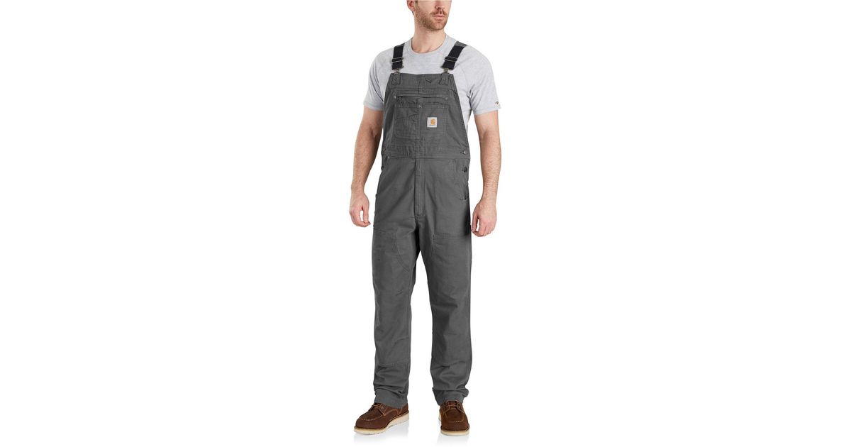 Carhartt Synthetic 102987 Rugged Flex(r) Rigby Bib Overalls in Gray for ...