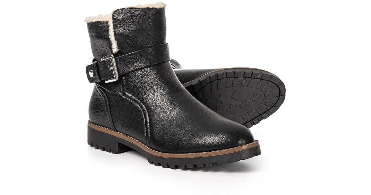 nautica black boots