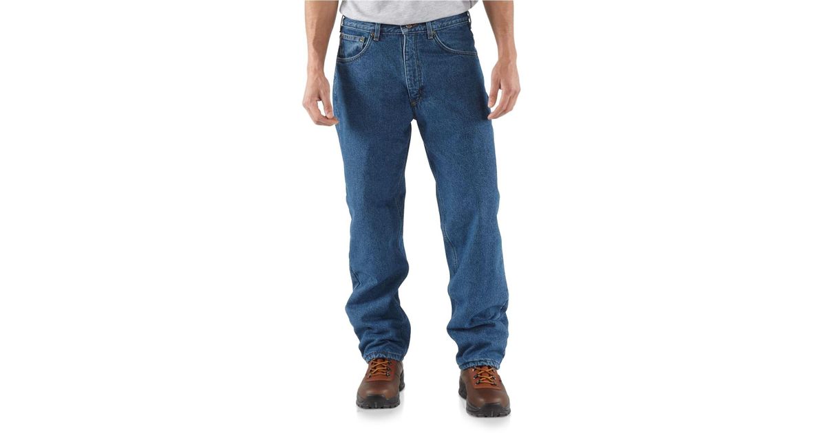 carhartt fleece jeans