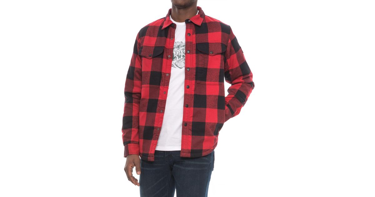 north face red plaid jacket
