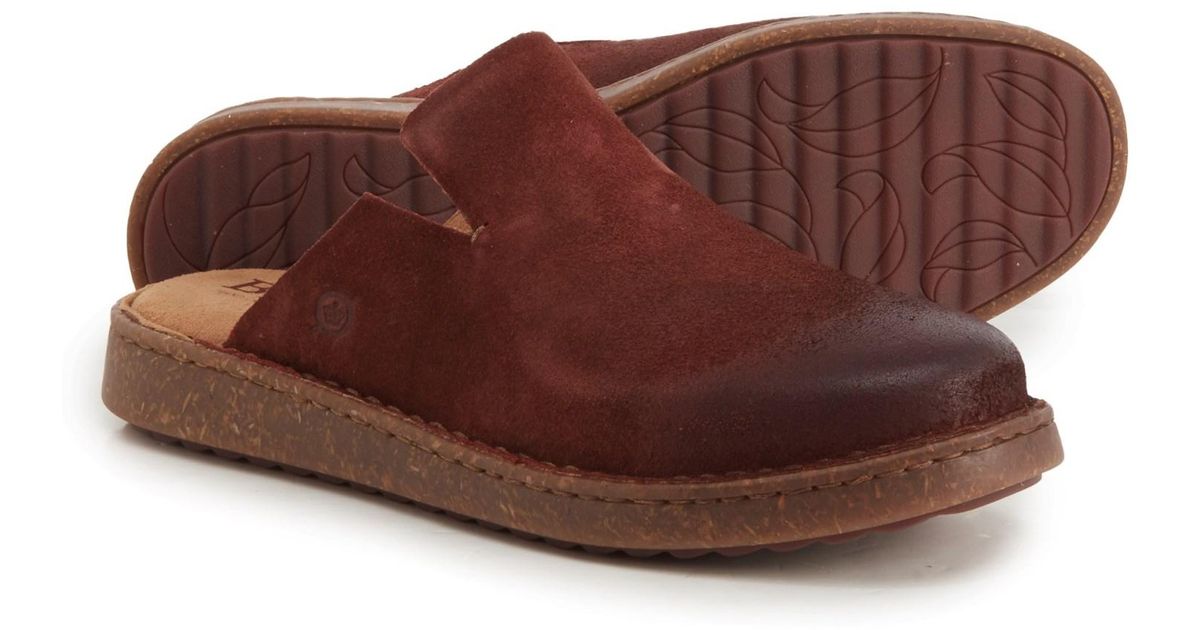 Born Leather Selina Clogs in Brick (Brown) Lyst