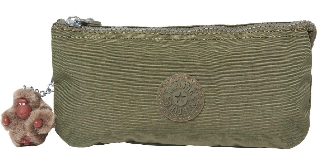 Kipling Synthetic Barto Pouch in Green Lyst