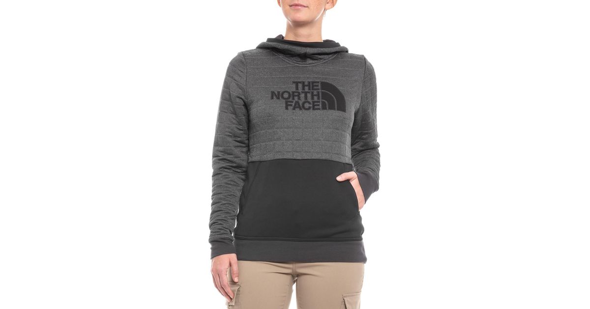 north face quilted pullover