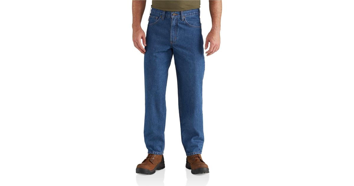 Carhartt Denim B171 Relaxed Fit Carpenter Jeans in Blue for Men Lyst