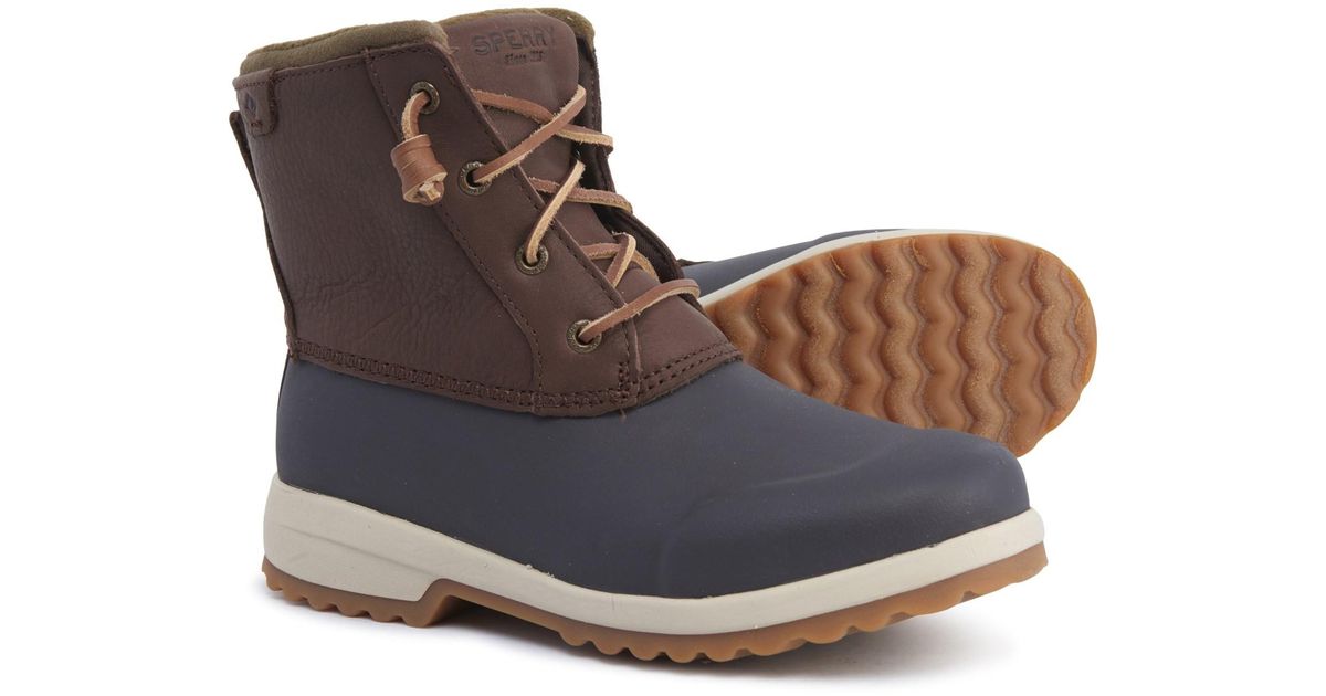 sperry maritime repel suede snow boot