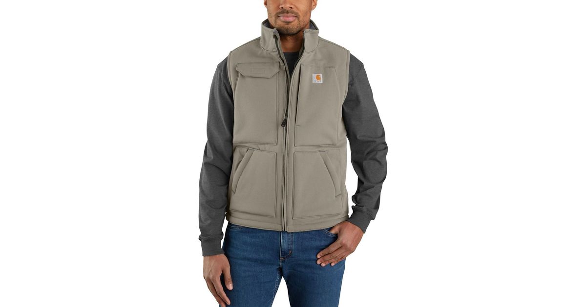 Carhartt 104999 Super Dux(r) Relaxed Fit Sherpalined Vest in Gray for