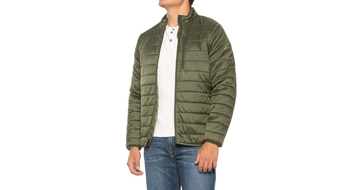 Eddie Bauer Quilted Puffer Jacket in Green for Men Lyst