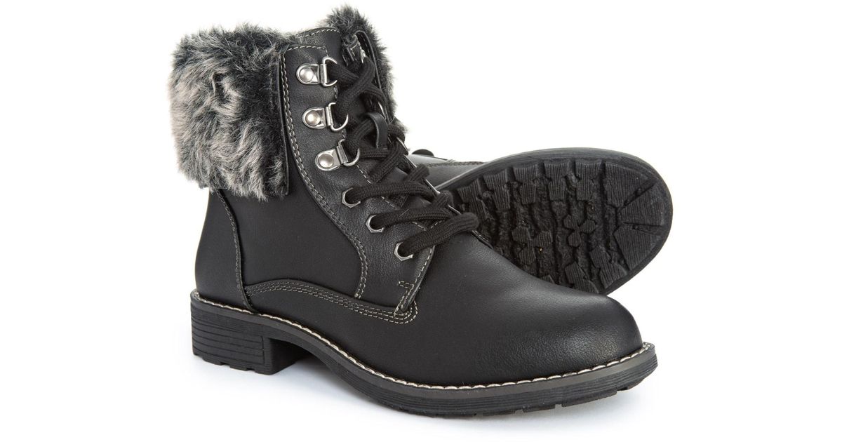 sporto white winter boots