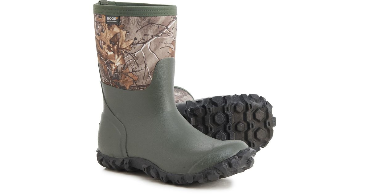 Bogs Mason Realtree(r) Mid Boots in Gray for Men Lyst
