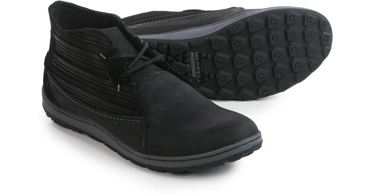merrell chukka black