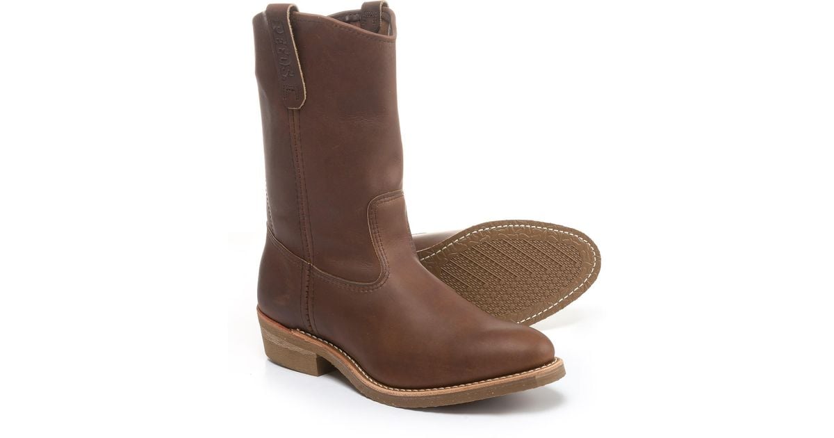 Buy > red wings pull on boots > in stock