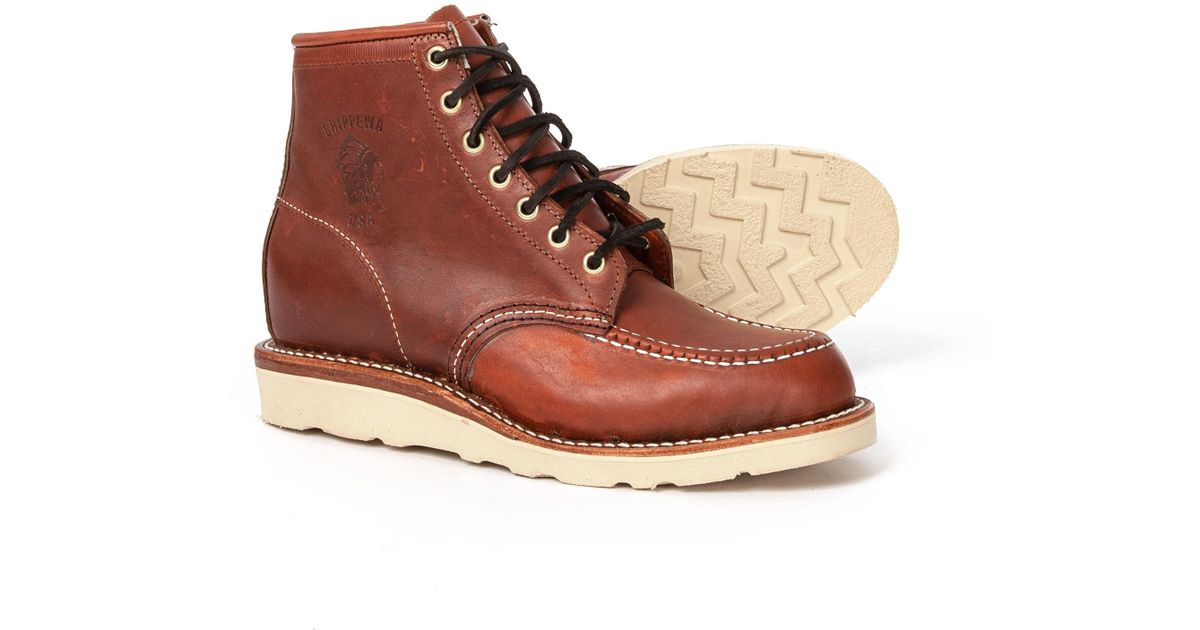 chippewa moc toe