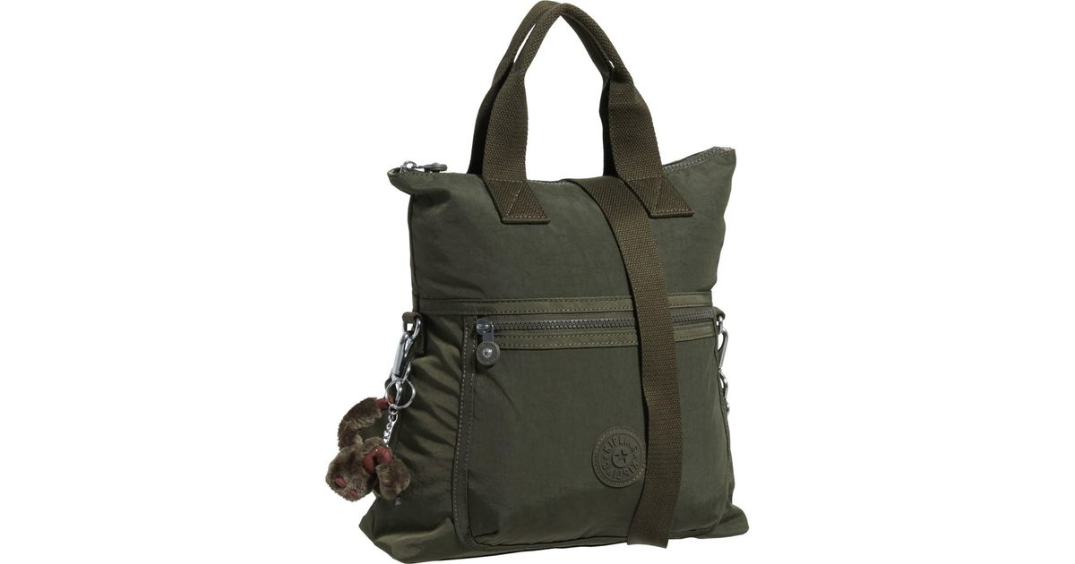Kipling Eleva Convertible Crossbody Tote Bag in Green Lyst