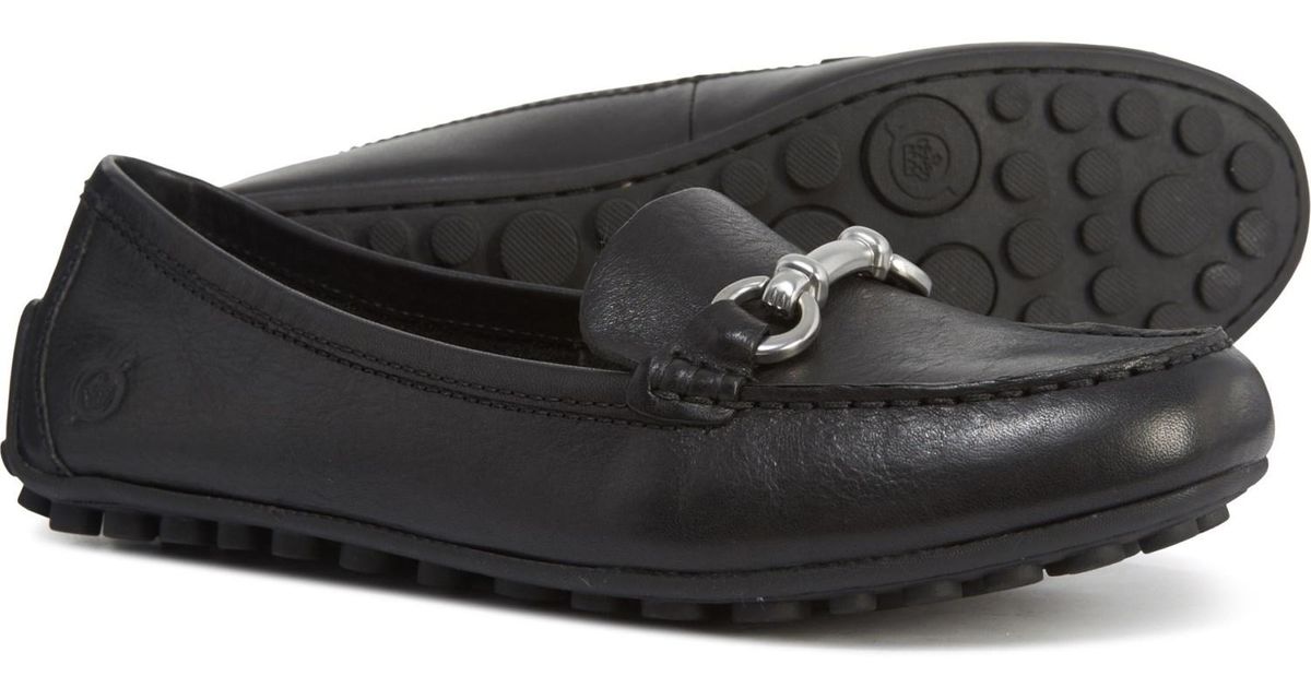 born suede driving mocs