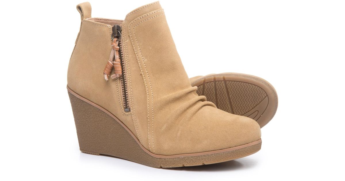 sperry wedge booties