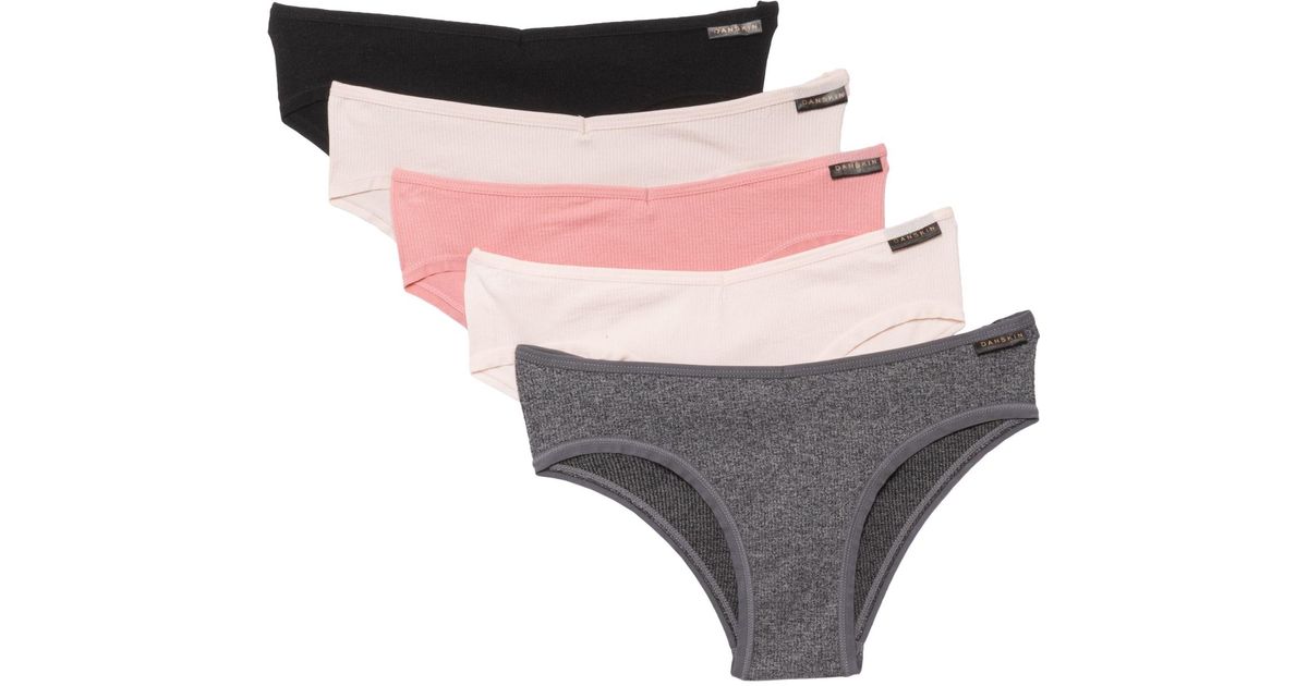 Danskin Synthetic Seamless Ribbed Panties Lyst