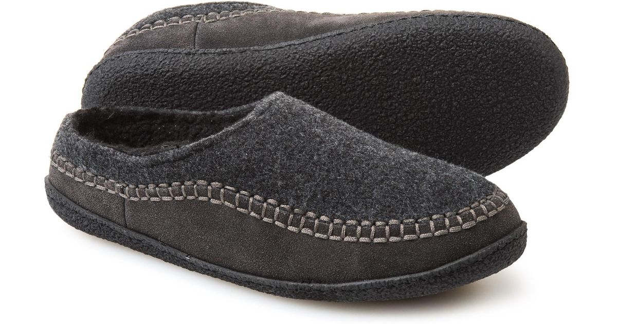 suede clog slippers