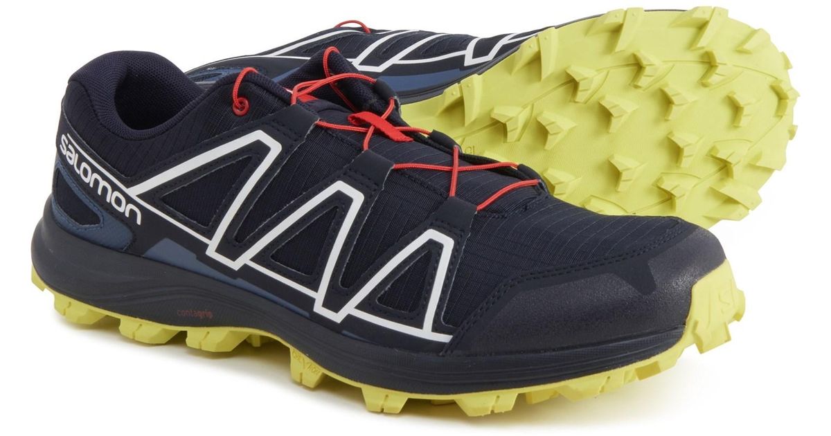 Salomon Alkalin Trail Running Shoes in Blue for Men | Lyst