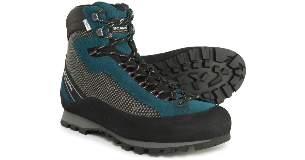 SCARPA Suede Made In Italy Marmolada Trek Outdry(r) Hiking Boots in Blue  for Men - Lyst