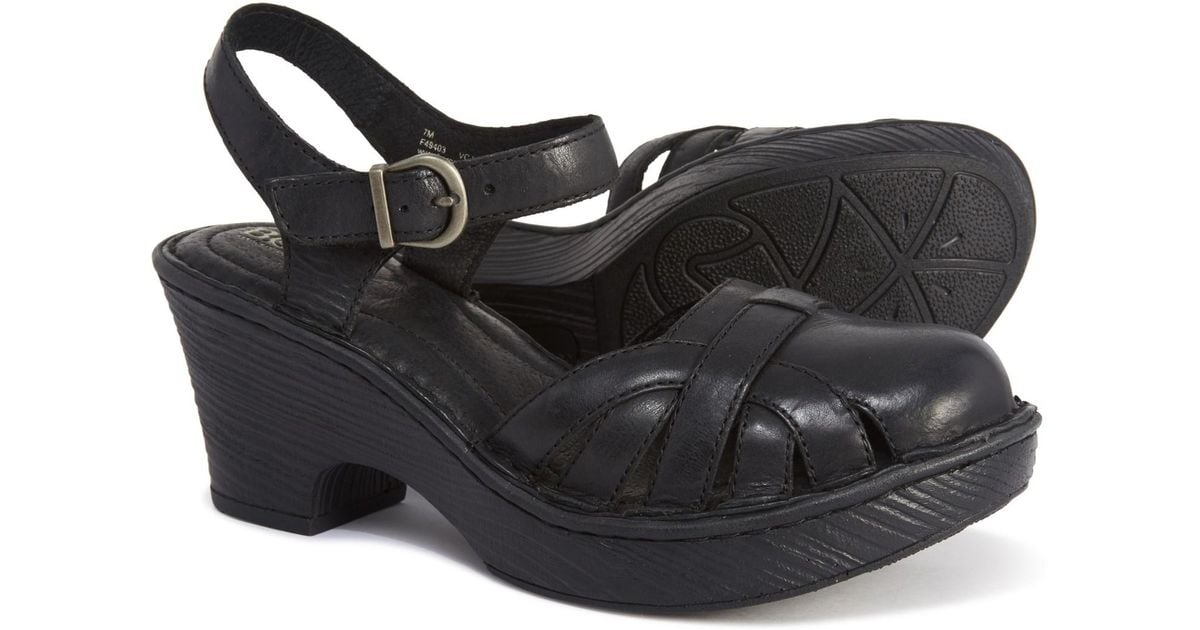born clogs black