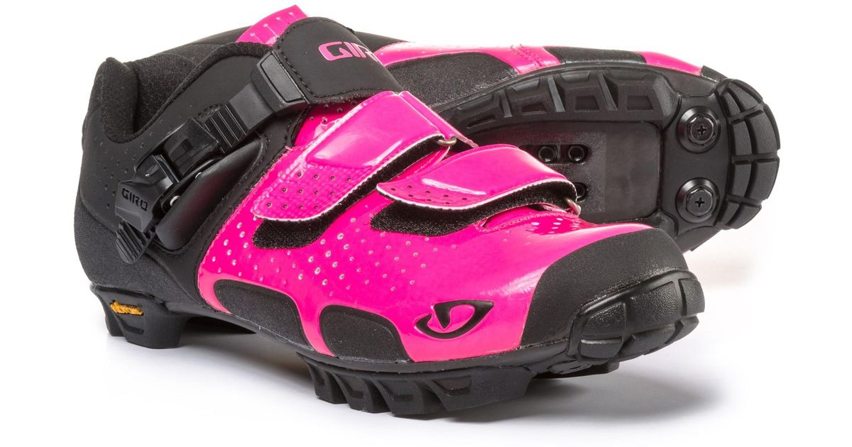pink mountain bike shoes