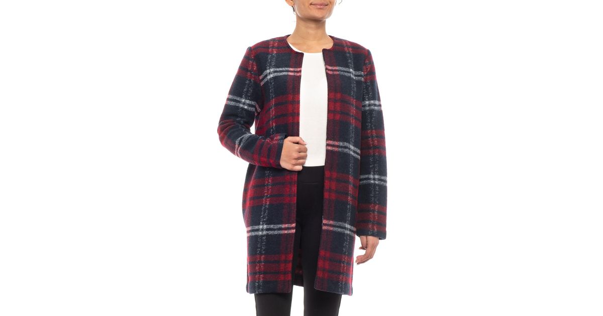 max studio plaid coat