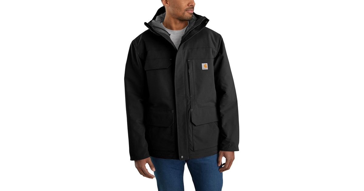Carhartt 105002 Super Dux(r) Relaxed Fit Active Jacket in Black for Men ...