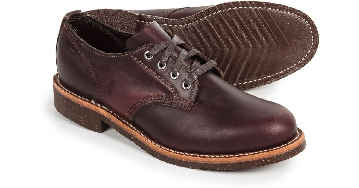chippewa general utility service oxford shoes