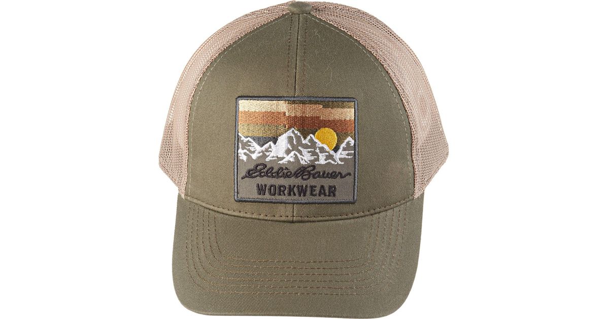 Eddie Bauer Mountain Patch Trucker Hat 