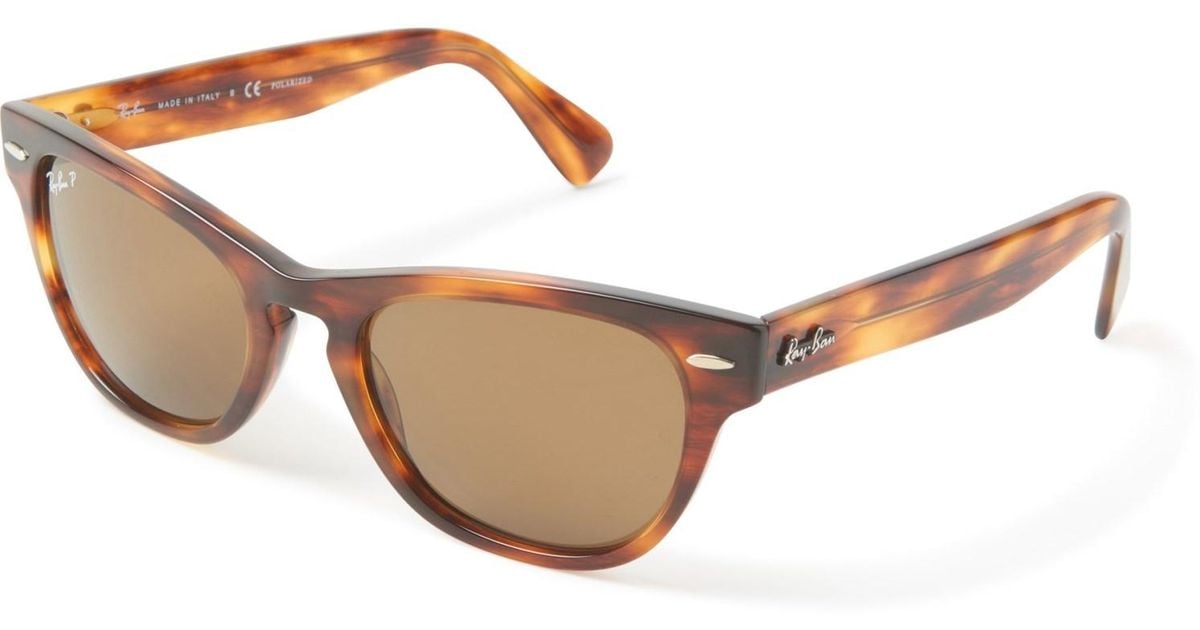 RayBan Made In Italy Rb2201 Laramie Sunglasses in Brown Lyst