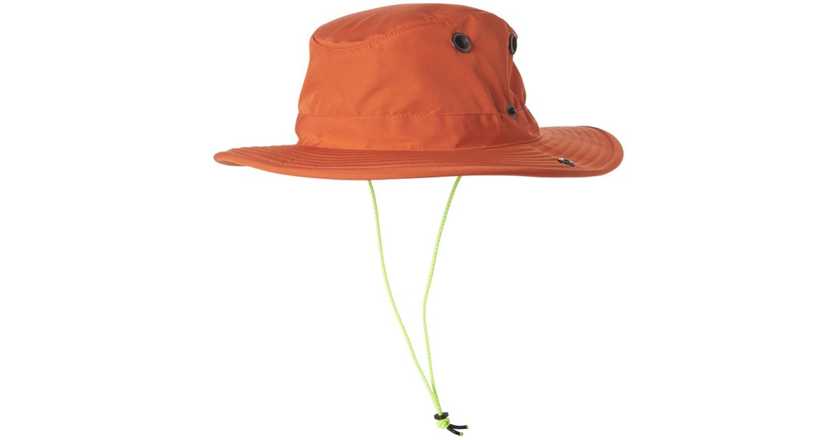 orange tilley hat