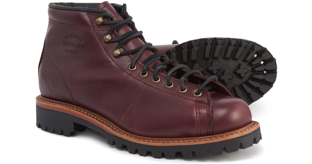 chippewa lace to toe field boot