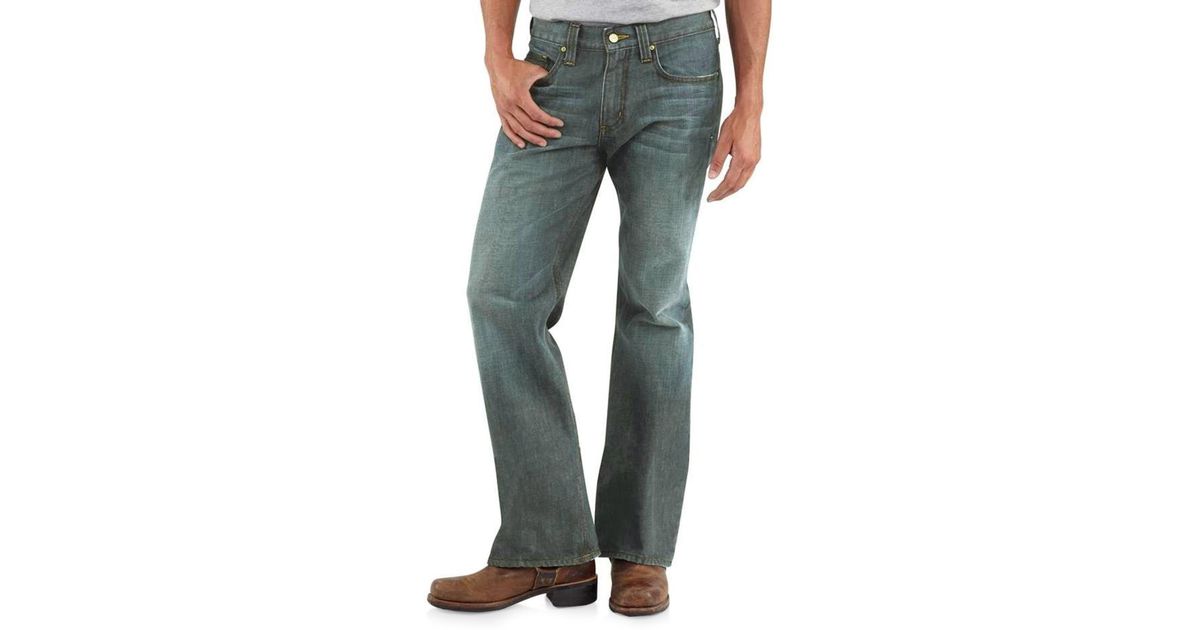 Carhartt Denim Series 1889® Relaxed Fit Bootcut Jeans in Blue for Men | Lyst