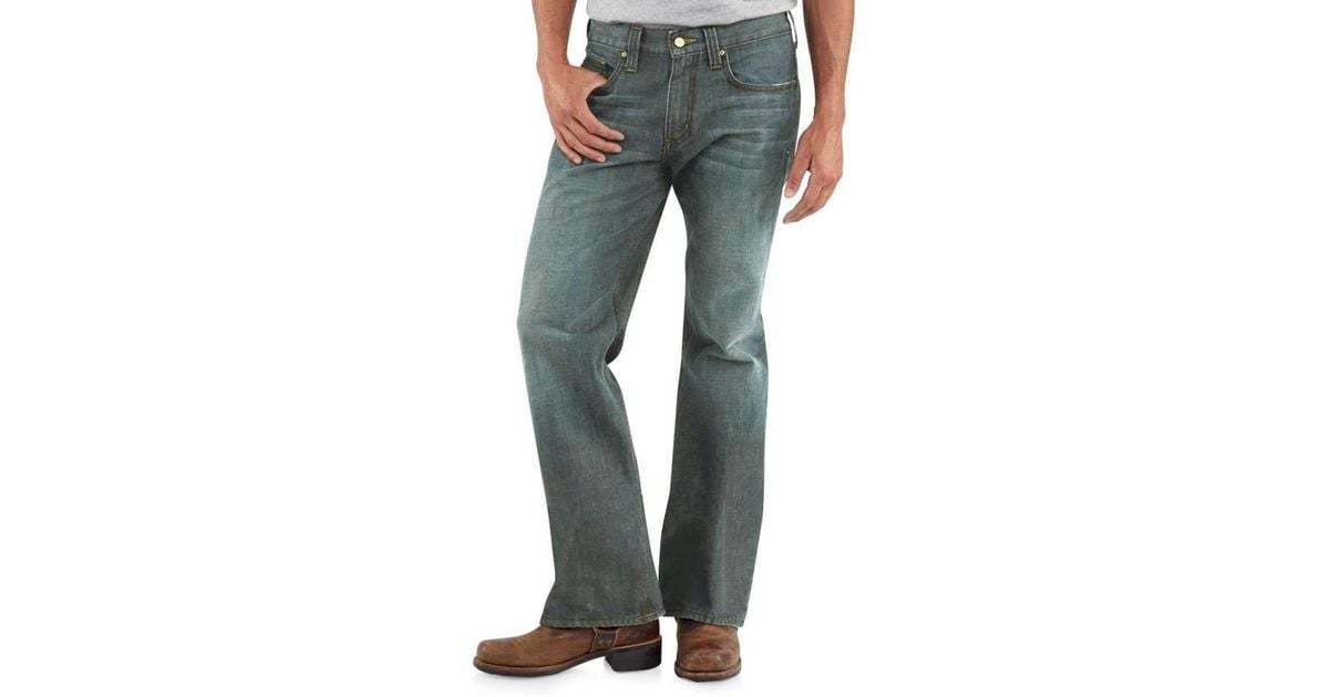relaxed fit bootcut jeans