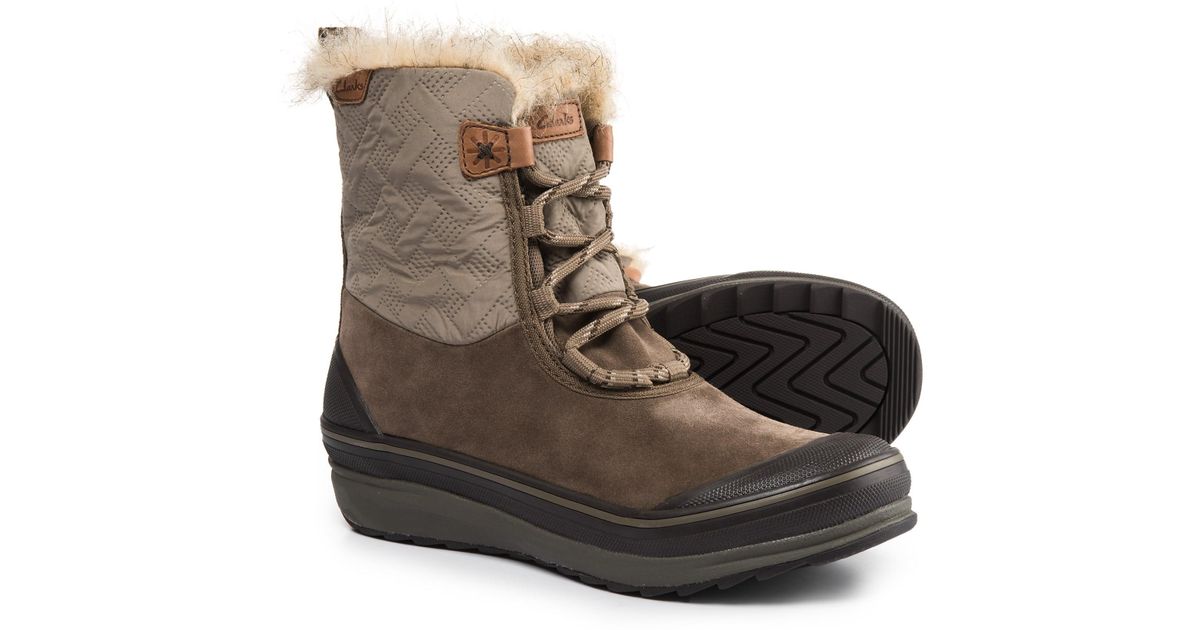 Clarks Muckers Mist Snow Boots in Brown 