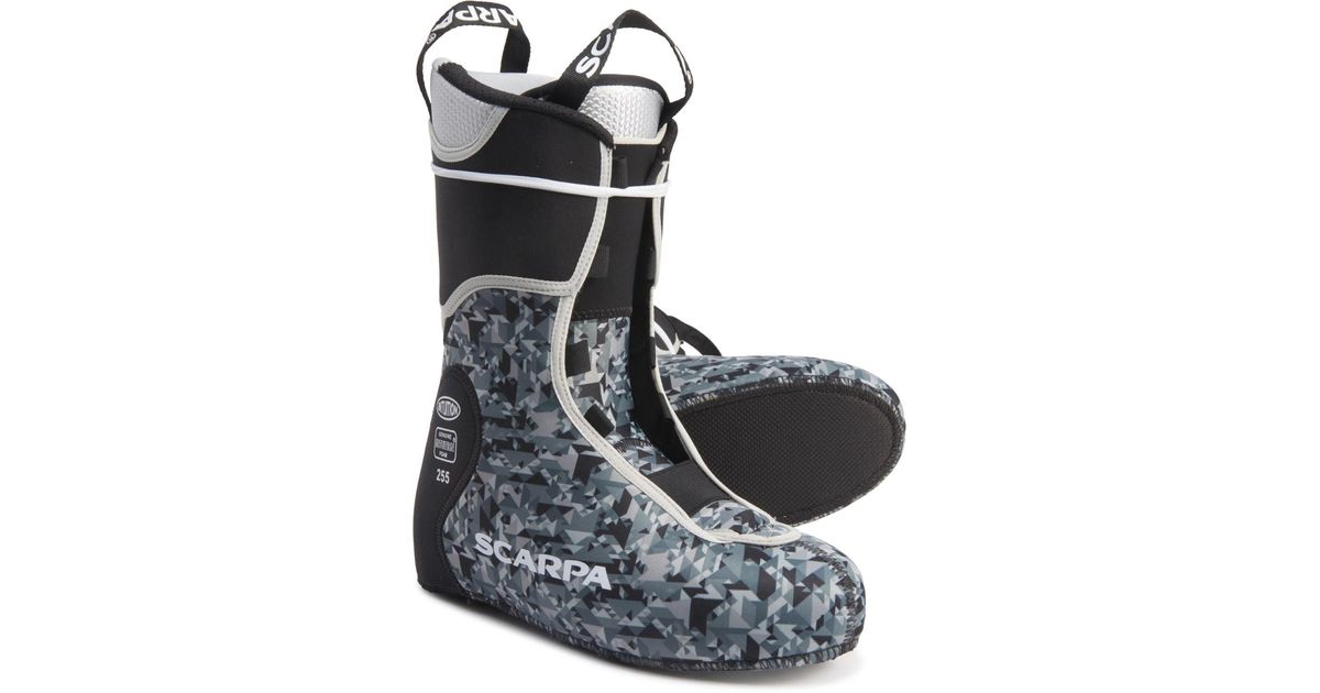 SCARPA Cross Fit Pro Flex Ski Boot Liners in Black Lyst