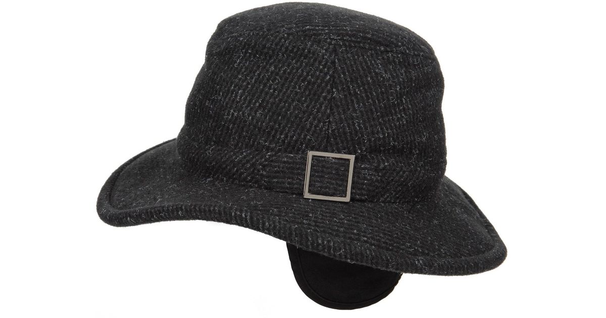 Tilley Tec Wool Hat In Charcoal Gray For Men Lyst