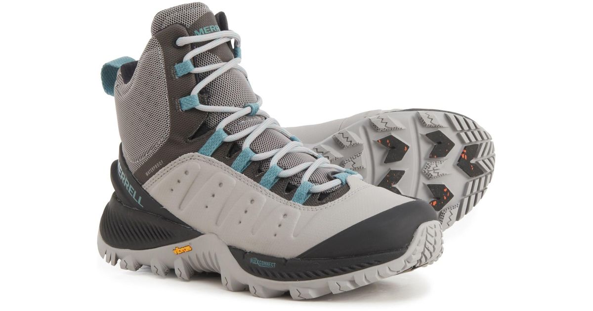 Merrell Thermo Cross 3 Mid Hiking Boots in Gray | Lyst