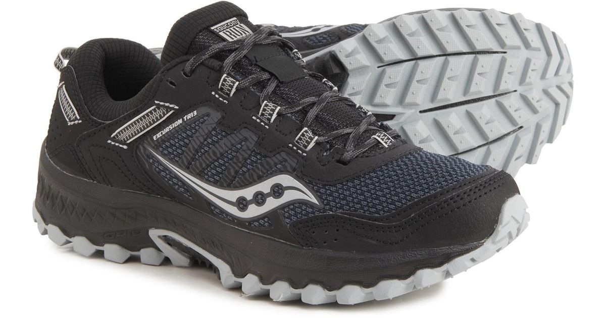 Saucony Versafoam Excursion Tr13 Trail Running Shoes in Black | Lyst