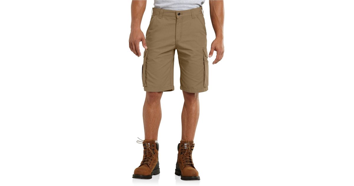 Carhartt Cotton 101168 Force(r) Tappen Cargo Shorts in Natural for Men |  Lyst