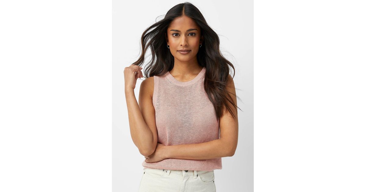 Contemporaine Organic Linen Sweater 